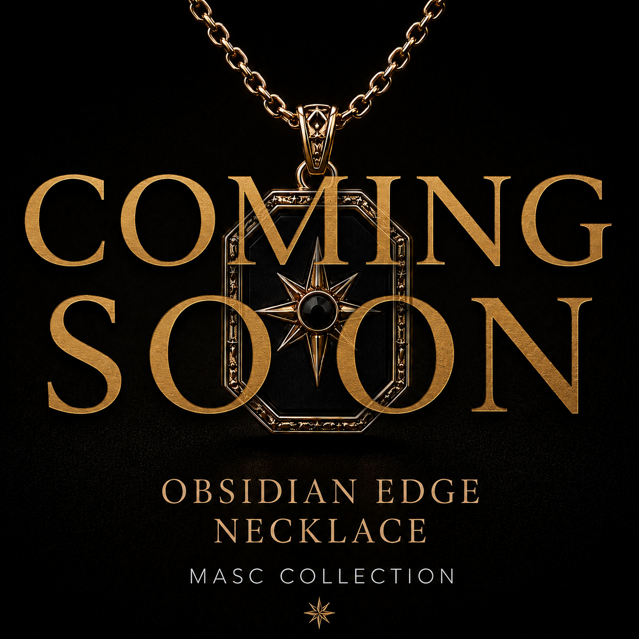 Obsidian Edge Necklace
